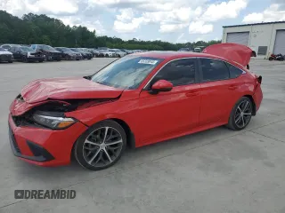 2023 Honda Civic Touring с VIN 2HGFE1F93PH301747, выставлен на аукционе Copart как лот 55339045 с пробегом 55 067 миль миль и Списание • Salvage title. История ставок и продаж доступна на DreamBid. Изображение 1.