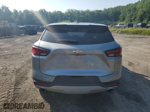 2024 Chevrolet Blazer LT with VIN 3GNKBCR45RS196086, listed as a Copart auction lot 61906455 with 32,564 mi miles and Salvage title. Bid and sale history available at DreamBid. Image 6.