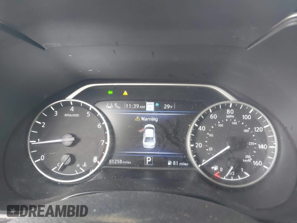 2020 Nissan Maxima SL with VIN 1N4AA6DV5LC364322, listed as a IAAI auction lot 41626097 with 81,258 mi miles and . Bid and sale history available at DreamBid. Image 7.