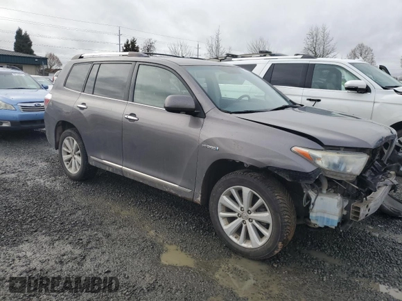 2012 Toyota Highlander Hybrid Limited with VIN JTEDC3EH9C2006831, listed as a Copart auction lot 82514713 with 179,737 mi miles and Salvage Title. Bid and sale history available at carsss.com. Image 4.