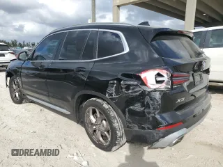 2024 BMW X3 sDrive30i with VIN WBX47DP04RN279725, listed as a Copart auction lot 46577905 with 13,419 mi miles and Salvage Title. Bid and sale history available at DreamBid. Image 2.
