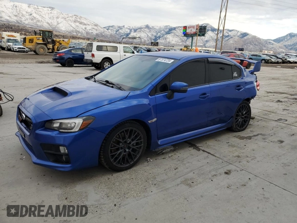 2016 Subaru WRX STI with VIN JF1VA2M6XG9817081, listed as a Copart auction lot 87374724 with 87,564 mi miles and Salvage title. Bid and sale history available at DreamBid. Image 1.
