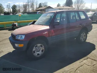 1999 Toyota RAV4 with VIN JT3HP10V0X7112206, listed as a Copart auction lot 49606075 with 218,087 mi miles and Salvage Title. Bid and sale history available at carsss.com. Image 1.