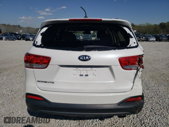 2016 Kia Sorento LX with VIN 5XYPG4A39GG077111, listed as a Copart auction lot 50664095 with 85,773 mi miles and Salvage Title. Bid and sale history available at carsss.com. Image 6.