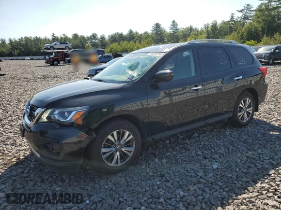 2018 Nissan Pathfinder Platinum with VIN 5N1DR2MM2JC677627, listed as a Copart auction lot 69255764 with 49,562 mi miles and Salvage title. Bid and sale history available at DreamBid. Image 1.