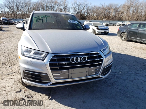 2018 Audi Q5 Premium Plus with VIN WA1BNAFY9J2047217, listed as a Copart auction lot 36977963 with 45,432 mi miles. Bid and sale history available at carsss.com. Image 5.