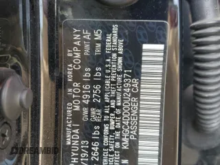 2013 Hyundai Genesis 3.8L with VIN KMHGC4DD0DU249371, listed as a Copart auction lot 51364264 with 115,861 mi miles and Salvage Title. Bid and sale history available at carsss.com. Image 13.