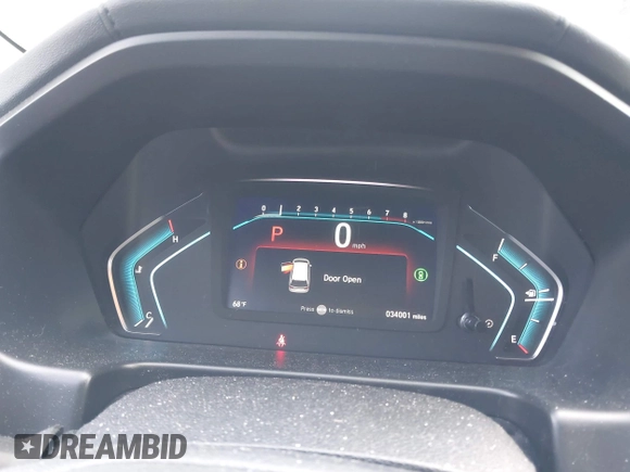 2022 Honda Odyssey Elite with VIN 5FNRL6H91NB040519, listed as a IAAI auction lot 41992662 with 34,001 mi miles and . Bid and sale history available at DreamBid. Image 7.