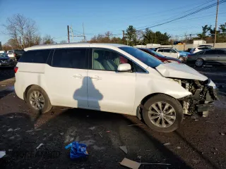 2016 Kia Sedona SX with VIN KNDMC5C11G6131407, listed as a Copart auction lot 49962265 with 0 mi miles and Salvage Title. Bid and sale history available at carsss.com. Image 4.