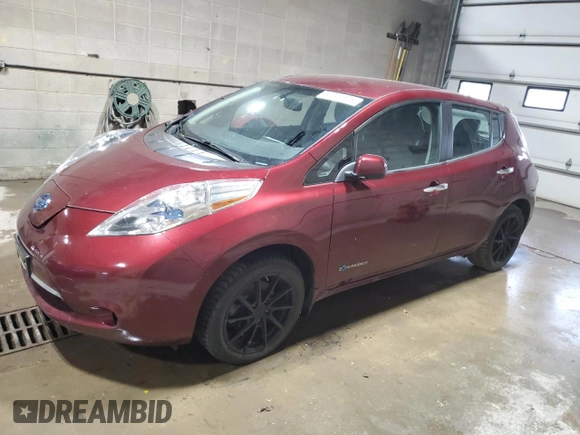2016 Nissan LEAF S с VIN 1N4BZ0CP1GC305528, выставлен на аукционе Copart как лот 58667635 с пробегом 51 299 миль миль и Чистый • Clean title. История ставок и продаж доступна на DreamBid. Изображение 1.