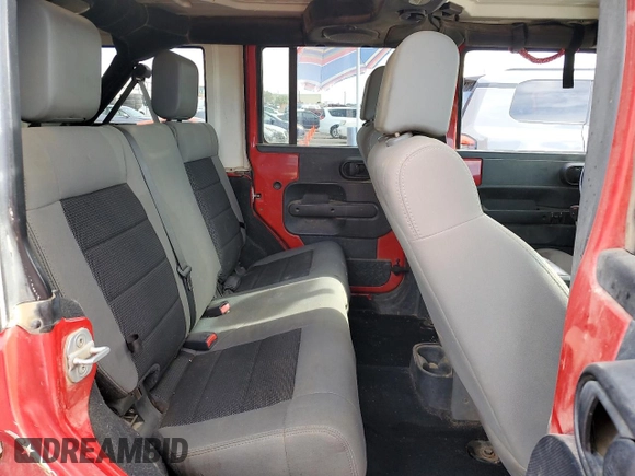2008 Jeep Wrangler Unlimited X с VIN 1J4GA39188L594432, выставлен на аукционе Copart как лот 62854645 с пробегом 139 304 миль миль и Списание • Salvage title. История ставок и продаж доступна на DreamBid. Изображение 11.
