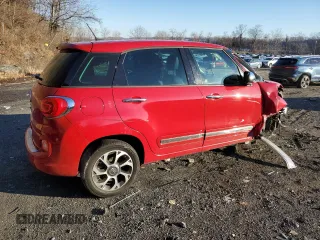 2014 FIAT 500L Lounge with VIN ZFBCFACH8EZ018710, listed as a Copart auction lot 84325754 with 49,445 mi miles and Salvage Title. Bid and sale history available at carsss.com. Image 3.