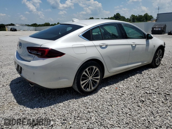2018 Buick Regal Essence with VIN W04GP6SXXJ1093574, listed as a Copart auction lot 62387425 with 27,879 mi miles and Salvage title. Bid and sale history available at DreamBid. Image 3.