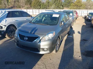 2012 Nissan Versa SL with VIN 3N1CN7AP8CL889143, listed as a IAAI auction lot 41831417 with 172,578 mi miles. Bid and sale history available at carsss.com. Image 2.