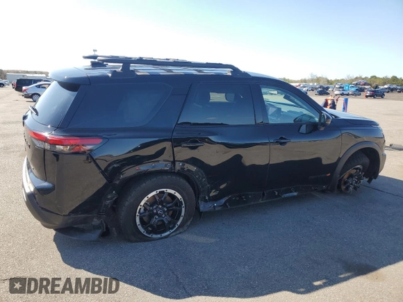 2024 Nissan Pathfinder Rock Creek with VIN 5N1DR3BD1RC224796, listed as a Copart auction lot 49659205 with 22,800 mi miles and Salvage title. Bid and sale history available at DreamBid. Image 3.