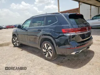 2025 Volkswagen Atlas SE with VIN 1V2WR2CA7SC538954, listed as a Copart auction lot 60905935 with 3,191 mi miles and Clean title. Bid and sale history available at DreamBid. Image 2.