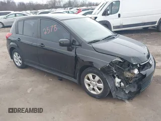 2008 Nissan Versa 1.8 S with VIN 3N1BC13E78L350580, listed as a IAAI auction lot 41512578 with 118,067 mi miles. Bid and sale history available at carsss.com. Image 1.