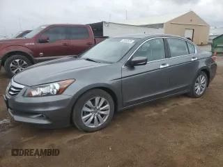 2011 Honda Accord EX-L z VIN 1HGCP3F82BA010891, wystawiony jako Copart lot #55953625 z przebiegiem 133 344 mil mil oraz Szkoda całkowita • Salvage title. Historia ofert i sprzedaży dostępna na DreamBid. Obrazek 1.