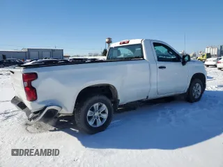 2019 Chevrolet Silverado 1500 Work Truck with VIN 3GCNWAEF5KG311798, listed as a Copart auction lot 44961625 with 61,728 mi miles and Salvage Title. Bid and sale history available at DreamBid. Image 3.