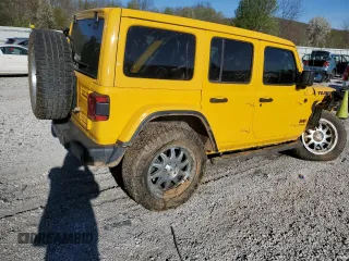 2020 Jeep Wrangler Unlimited Rubicon с VIN 1C4HJXFG3LW187460, выставлен на аукционе Copart как лот 50154435 с пробегом 87 981 миль миль и Списание • Salvage title. История ставок и продаж доступна на DreamBid. Изображение 3.