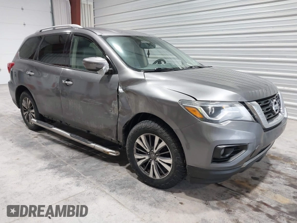 2017 Nissan Pathfinder SL with VIN 5N1DR2MM3HC658076, listed as a IAAI auction lot 41689930 with 212,789 mi miles and . Bid and sale history available at DreamBid. Image 1.
