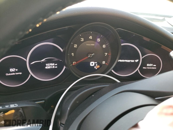 2021 Porsche Panamera с VIN WP0AJ2A74ML114466, выставлен на аукционе Copart как лот 70332083 с пробегом 10 784 миль миль и . История ставок и продаж доступна на DreamBid. Изображение 9.