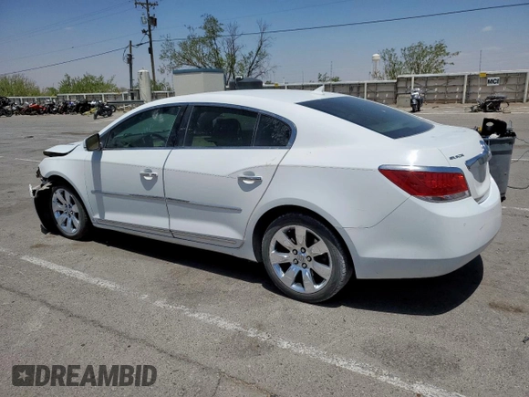 2010 Buick LaCrosse CXL with VIN 1G4GC5GG8AF132214, listed as a Copart auction lot 57655825 with 184,844 mi miles and Salvage title. Bid and sale history available at DreamBid. Image 2.