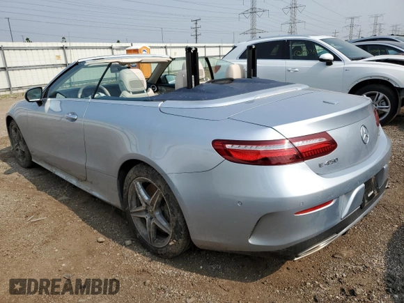 2019 Mercedes-Benz E 450 with VIN WDD1K6JB7KF080713, listed as a Copart auction lot 60275025 with 46,866 mi miles and Salvage title. Bid and sale history available at DreamBid. Image 2.