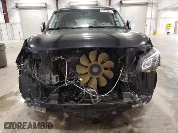 2015 Infiniti QX80 with VIN JN8AZ2NF2F9571484, listed as a Copart auction lot 64143665 with 179,746 mi miles and Salvage title. Bid and sale history available at DreamBid. Image 5.
