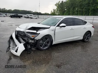 2024 Acura Integra Technology with VIN 19UDE4H62RA019970, listed as a Copart auction lot 56699545 with 17,751 mi miles and Salvage title. Bid and sale history available at DreamBid. Image 1.