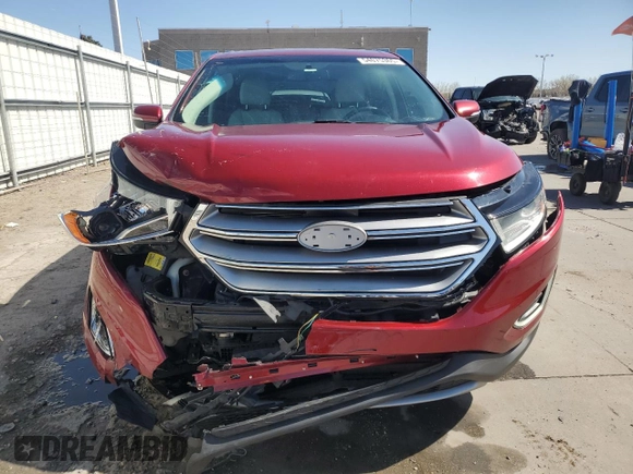 2015 Ford Edge Titanium with VIN 2FMTK4K93FBB03491, listed as a Copart auction lot 54075365 with 94,095 mi miles and Salvage Title. Bid and sale history available at carsss.com. Image 5.