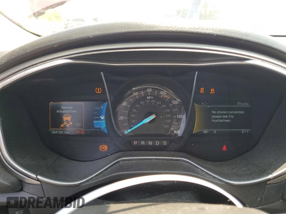 2016 Ford Fusion SE with VIN 3FA6P0H92GR321496, listed as a Copart auction lot 60541115 with 84,780 mi miles and Clean title. Bid and sale history available at DreamBid. Image 9.