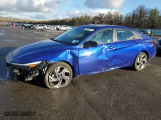 2025 Hyundai Elantra SEL Sport with VIN KMHLM4DG6SU864008, listed as a Copart auction lot 85490394 with 2,865 mi miles and Salvage Title. Bid and sale history available at carsss.com. Image 1.