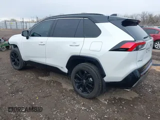 2024 Toyota RAV4 Hybrid XSE with VIN 2T3E6RFV3RW066031, listed as a IAAI auction lot 41736142 with 8,007 mi miles. Bid and sale history available at carsss.com. Image 3.