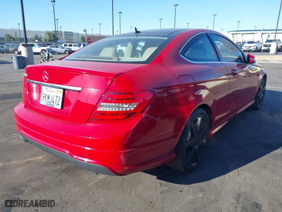 2013 Mercedes-Benz C-Class C 250 with VIN WDDGJ4HB7DF967867, listed as a IAAI auction lot 41765262 with 66,014 mi miles. Bid and sale history available at carsss.com. Image 4.