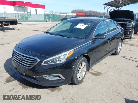 2015 Hyundai Sonata 2.4L SE with VIN 5NPE24AF8FH231881, listed as a IAAI auction lot 41678506 with 74,261 mi miles. Bid and sale history available at carsss.com. Image 18.