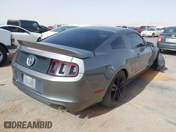 2013 Ford Mustang V6 with VIN 1ZVBP8AM7D5268215, listed as a IAAI auction lot 42302505 with 165,539 mi miles and . Bid and sale history available at DreamBid. Image 4.
