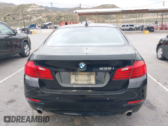 2015 BMW 5 Series 535i with VIN WBA5B1C55FD922761, listed as a IAAI auction lot 42021799 with 118,592 mi miles and . Bid and sale history available at carsss.com. Image 16.