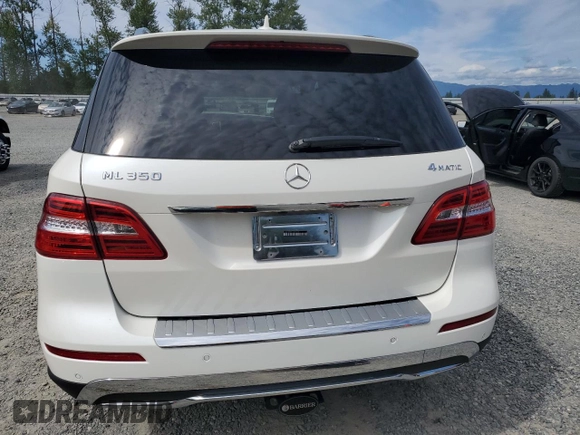 2012 Mercedes-Benz M 350 with VIN 4JGDA5HB8CA087478, listed as a Copart auction lot 63348515 with 52,192 mi miles and Salvage title. Bid and sale history available at DreamBid. Image 6.