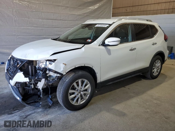2020 Nissan Rogue SV z VIN JN8AT2MV5LW106382, wystawiony jako Copart lot #53783345 z przebiegiem 97 455 mil mil oraz Szkoda całkowita • Salvage title. Historia ofert i sprzedaży dostępna na DreamBid. Obrazek 1.
