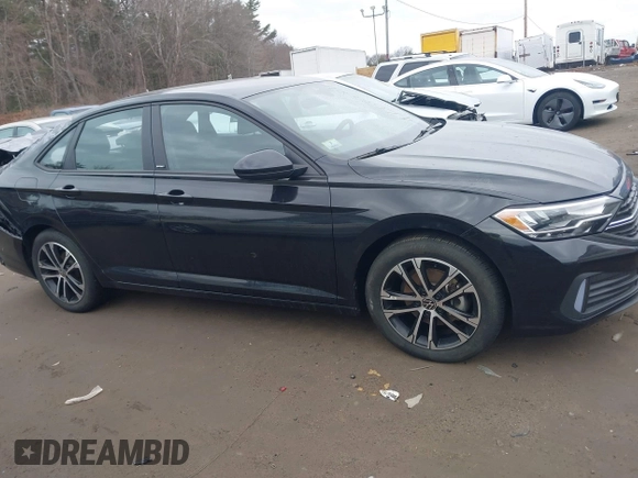 2024 Volkswagen Jetta Sport with VIN 3VWBM7BU9RM027744, listed as a IAAI auction lot 41688894 with 32,834 mi miles and . Bid and sale history available at DreamBid. Image 13.