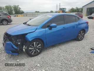 2021 Nissan Versa SV with VIN 3N1CN8EV3ML869155, listed as a Copart auction lot 57841325 with 82,711 mi miles and Salvage title. Bid and sale history available at DreamBid. Image 1.