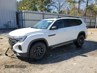 2024 Volkswagen Atlas Peak Edition SEL with VIN 1V2GR2CA6RC554433, listed as a Copart auction lot 46501715 with 18,303 mi miles and Salvage title. Bid and sale history available at DreamBid. Image 1.
