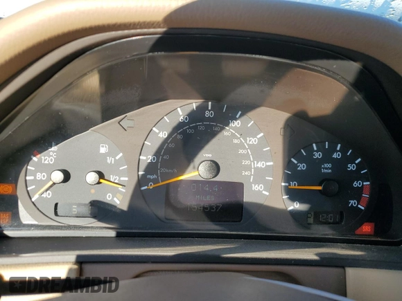 2002 Mercedes-Benz E-Class with VIN WDBJF65J62B423016, listed as a Copart auction lot 79806394 with 154,537 mi miles and Salvage Title. Bid and sale history available at carsss.com. Image 9.