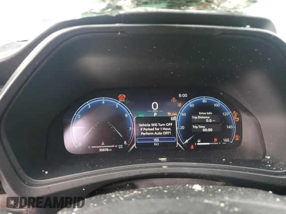 2024 Toyota Highlander XLE with VIN 5TDAAAB59RS001075, listed as a Copart auction lot 56958835 with 35,970 mi miles and Salvage title. Bid and sale history available at DreamBid. Image 9.