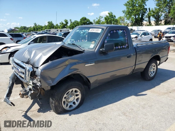 2010 Ford Ranger XL with VIN 1FTKR1AD2APA22600, listed as a Copart auction lot 60941365 with 86,787 mi miles and Salvage title. Bid and sale history available at DreamBid. Image 1.