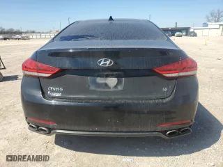 2015 Hyundai Genesis 5.0L with VIN KMHGN4JF1FU064264, listed as a Copart auction lot 45458375 with 113,715 mi miles and Salvage Title. Bid and sale history available at carsss.com. Image 6.