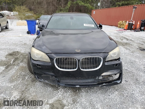 2011 BMW 7 Series 750Li with VIN WBAKB8C51BCY64787, listed as a Copart auction lot 47836285 with 137,444 mi miles and Non Repairable. Bid and sale history available at carsss.com. Image 5.