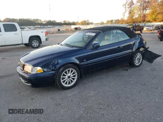 2000 Volvo C70 with VIN YV1NC56D1YJ010766, listed as a Copart auction lot 81057574 with 158,135 mi miles and Salvage Title. Bid and sale history available at carsss.com. Image 1.