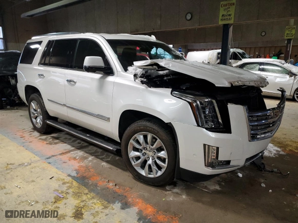 2017 Cadillac Escalade Platinum with VIN 1GYS4DKJ7HR387478, listed as a Copart auction lot 88037515 with 0 mi miles and Salvage Title. Bid and sale history available at carsss.com. Image 4.